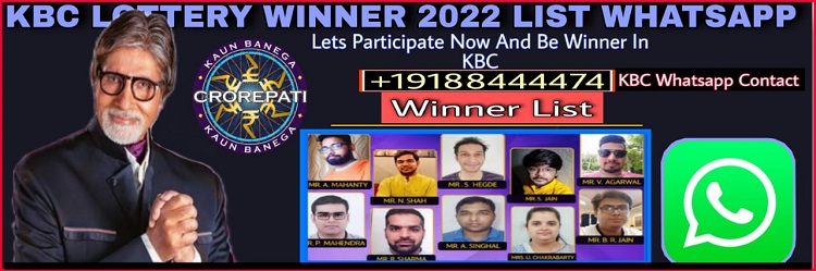 KBC Lottery Winner 2022 List WhatsApp