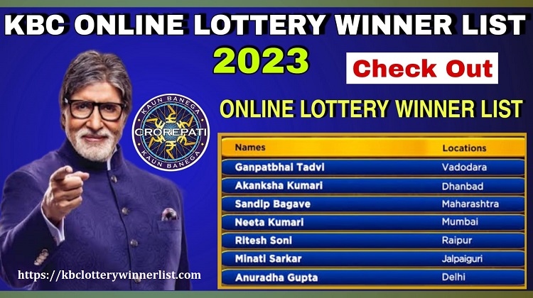 KBC Online Lottery Winner List 2023